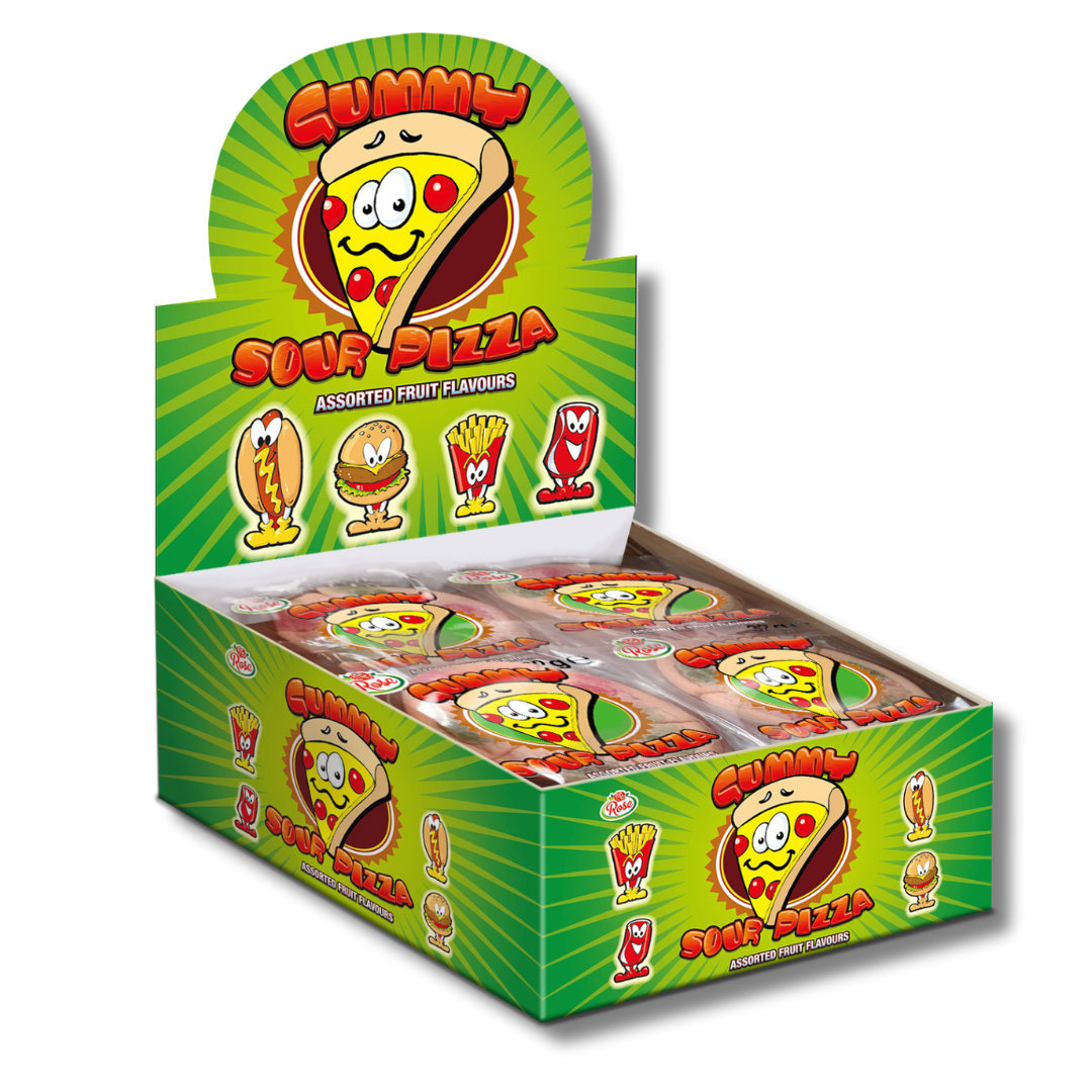 Sour Gummy Pizza 24 Count