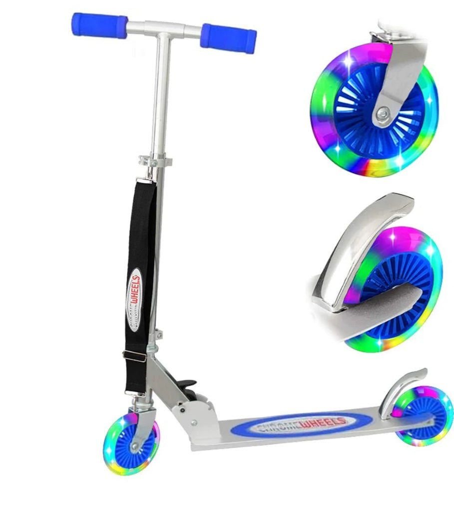 Foldable Kids Scooter Blue