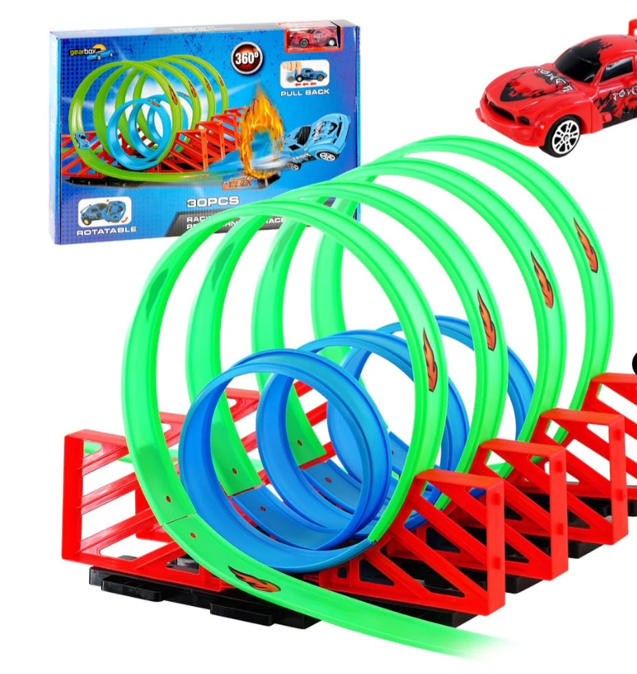 Racing Track 360° with Toy Car