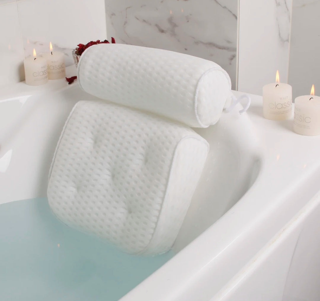 Non slip bath pillow