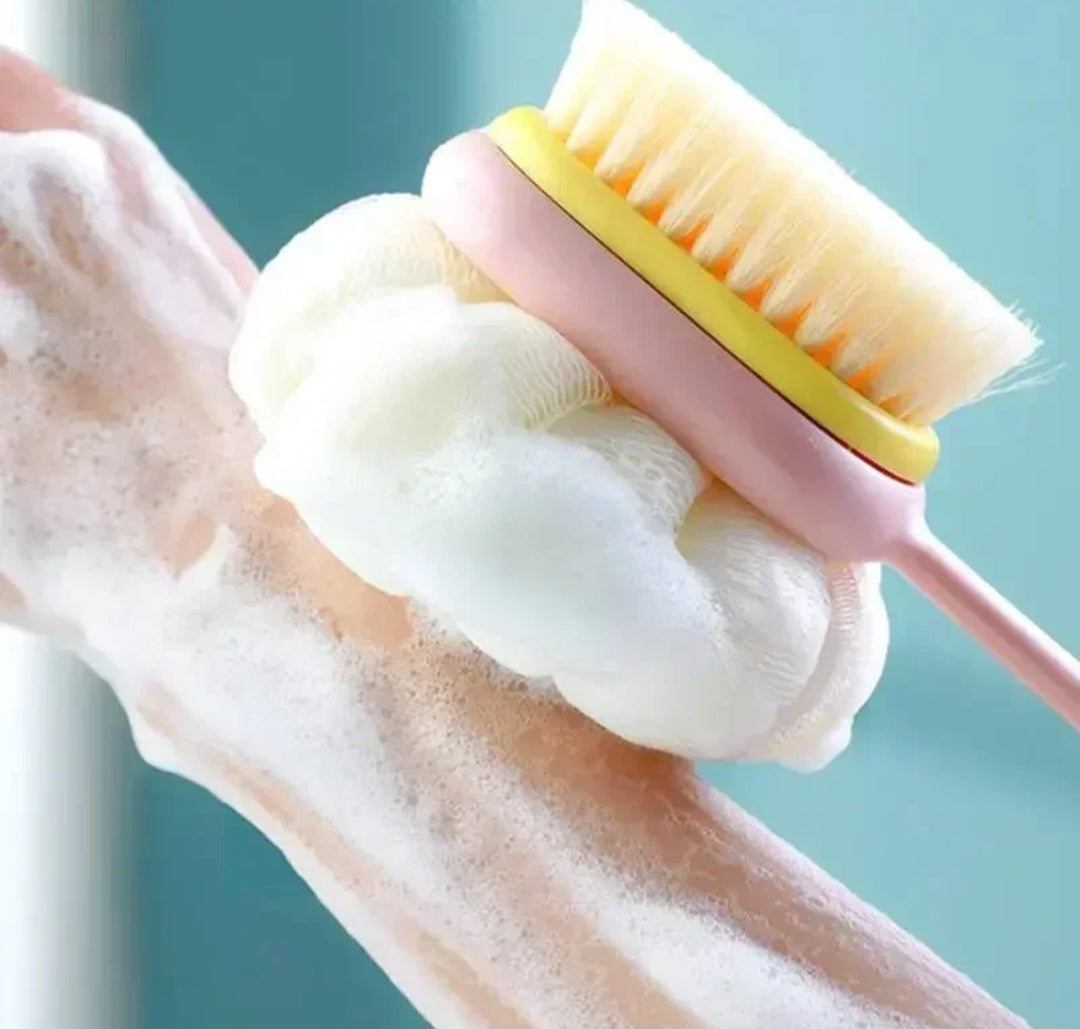 Long soft hair back brush