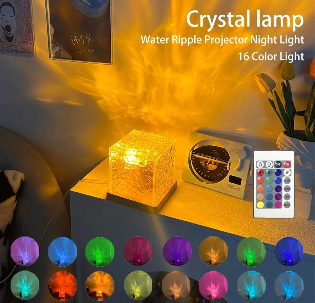 Water ripple projector light