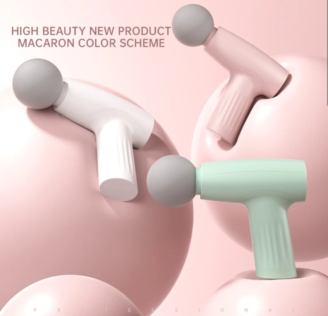 Mini facial massage gun