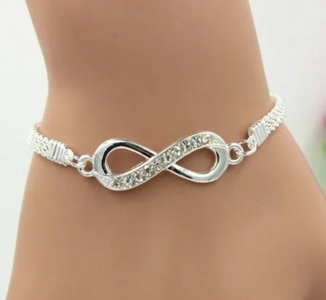 Crystal inlay bracelet