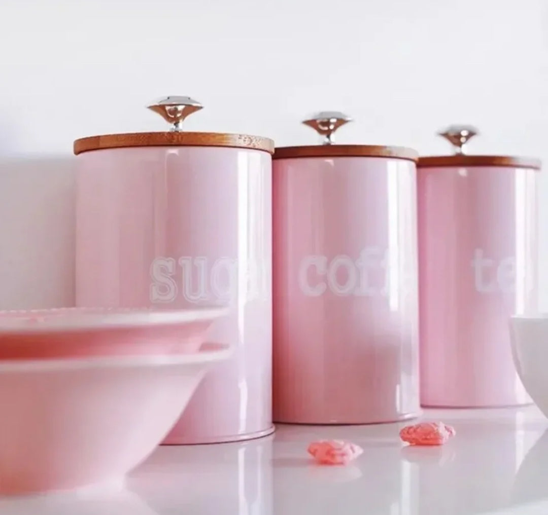 Tea coffee sugar canisters