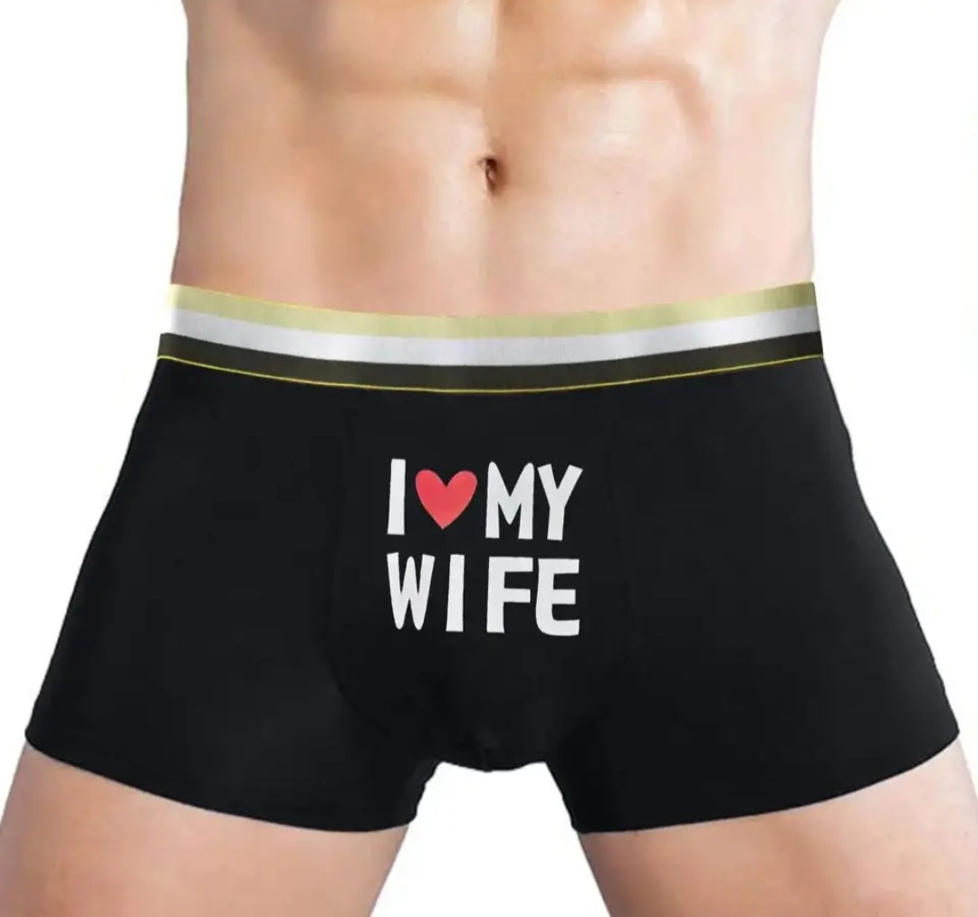 I love my wife boxers