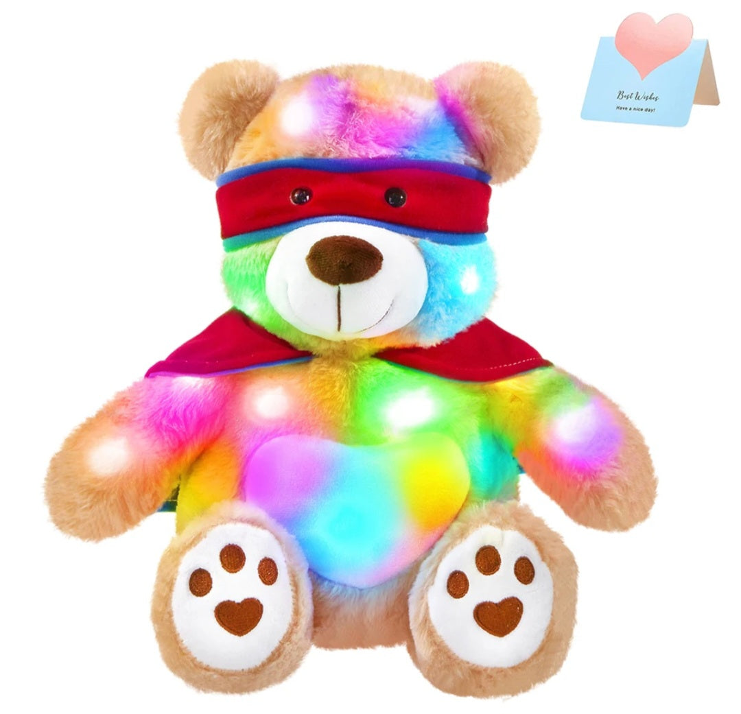Musical LED hero bear