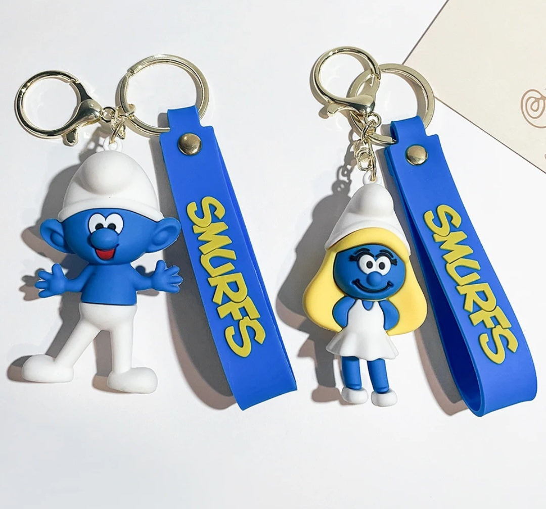 Smurfs keychain