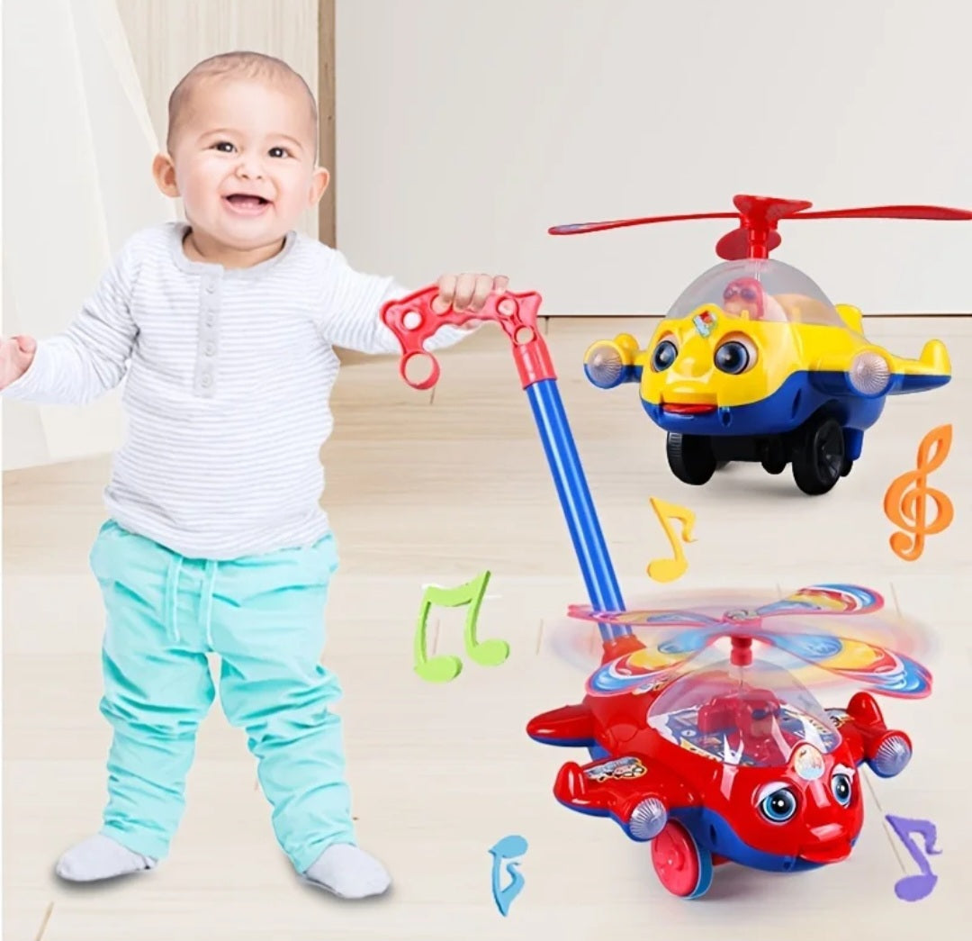 Helicopter walker toy