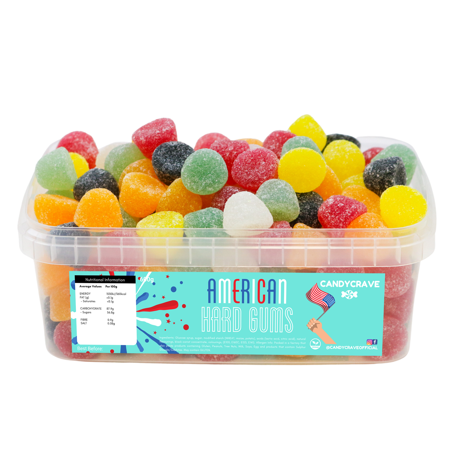 AMERICAN HARD GUMS TUB