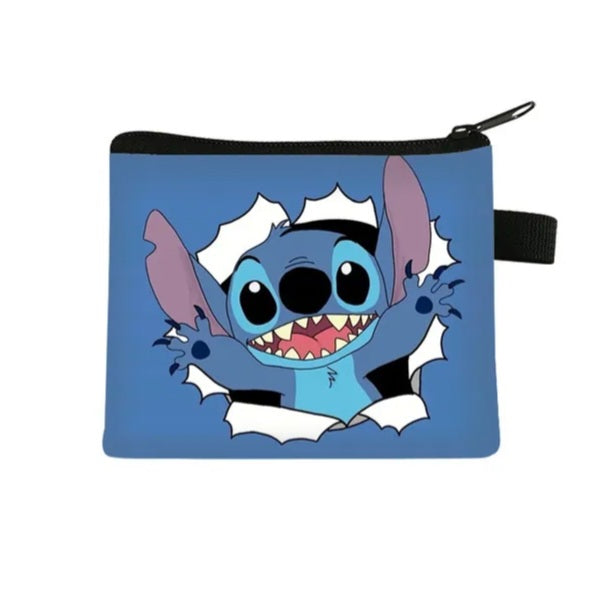 Blue monster coin purse