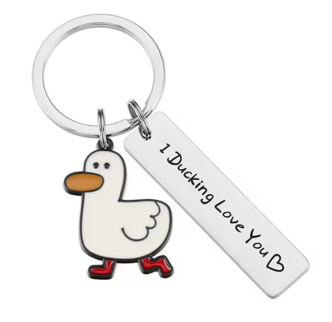 Duck keychain