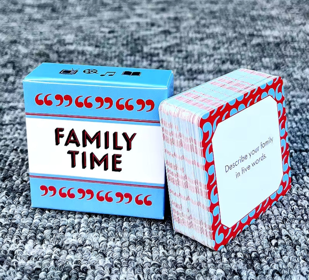 Family time card game