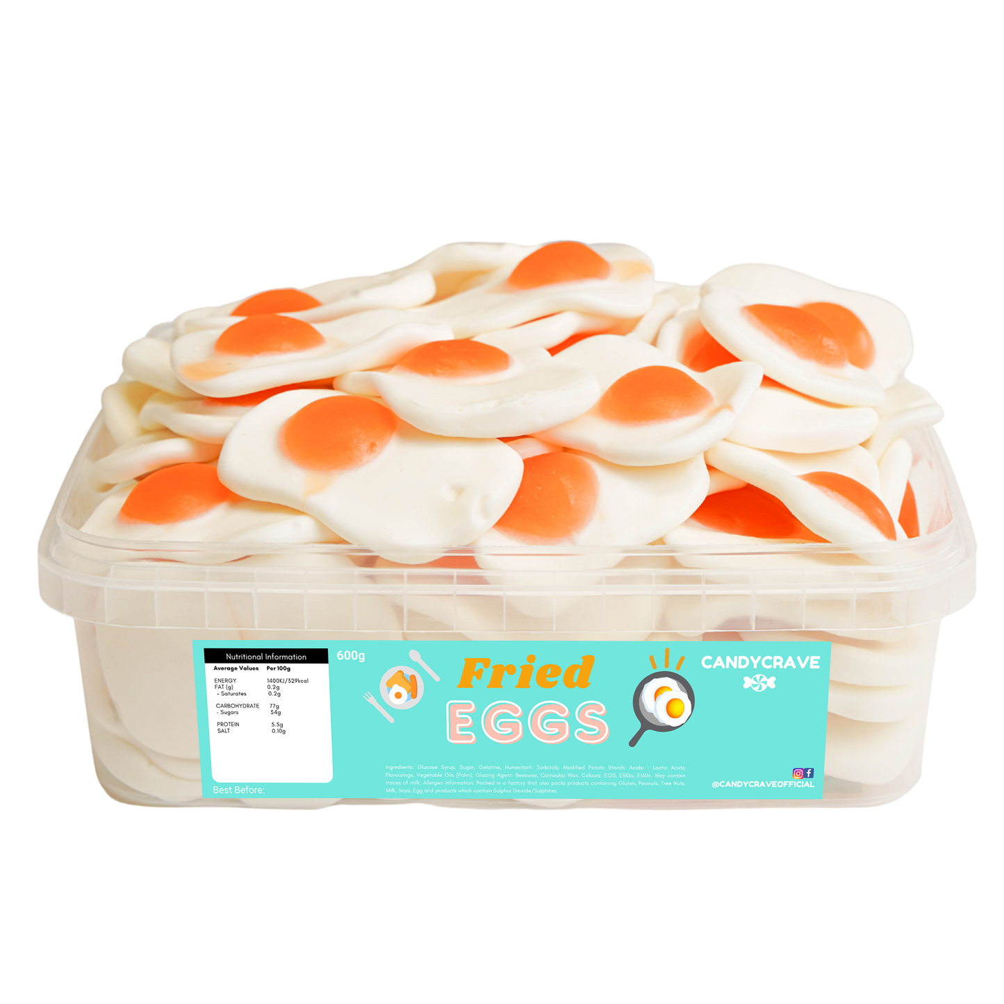 Fried Eggs Tub 600g