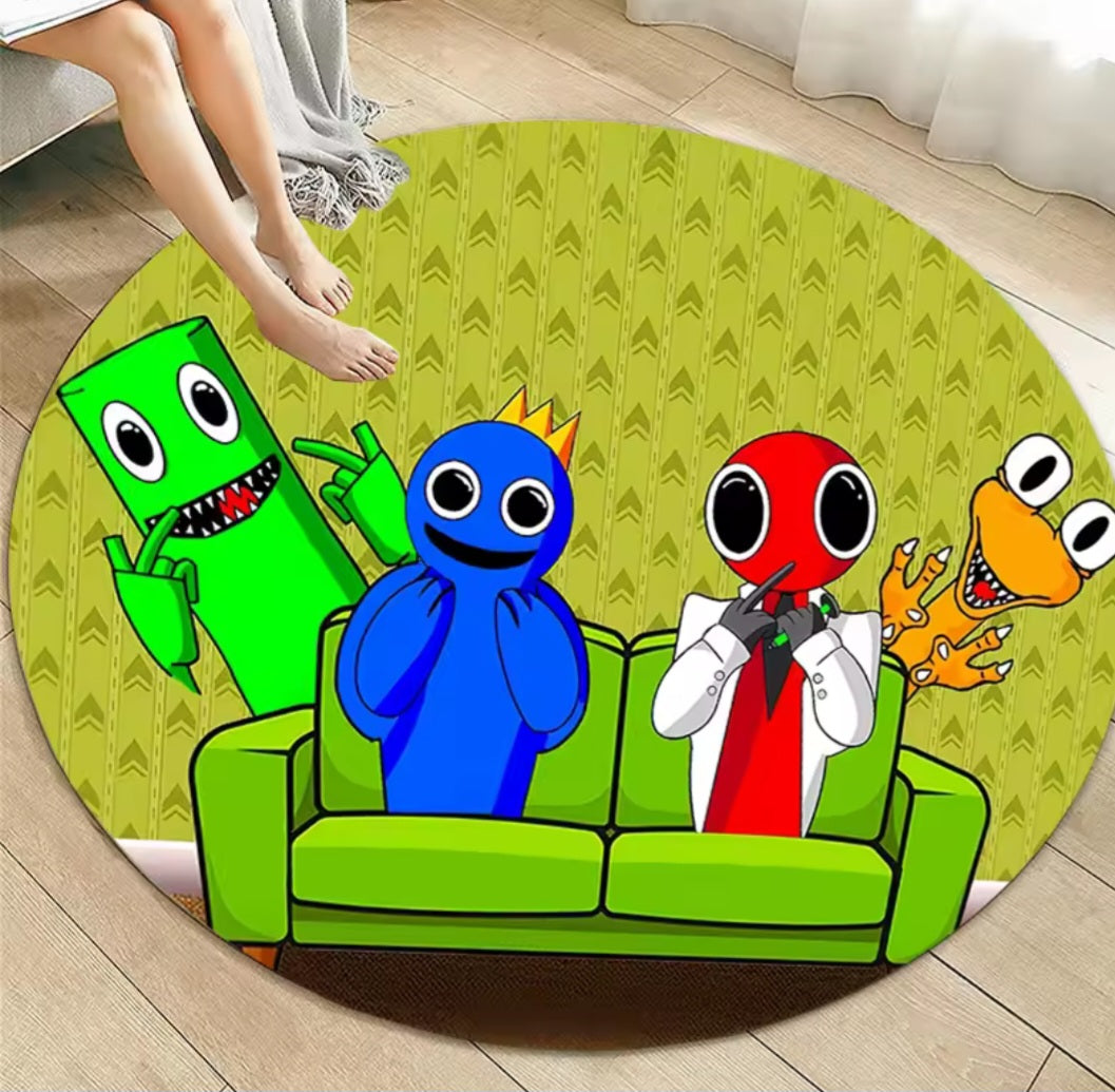 Rain-bow friends rug