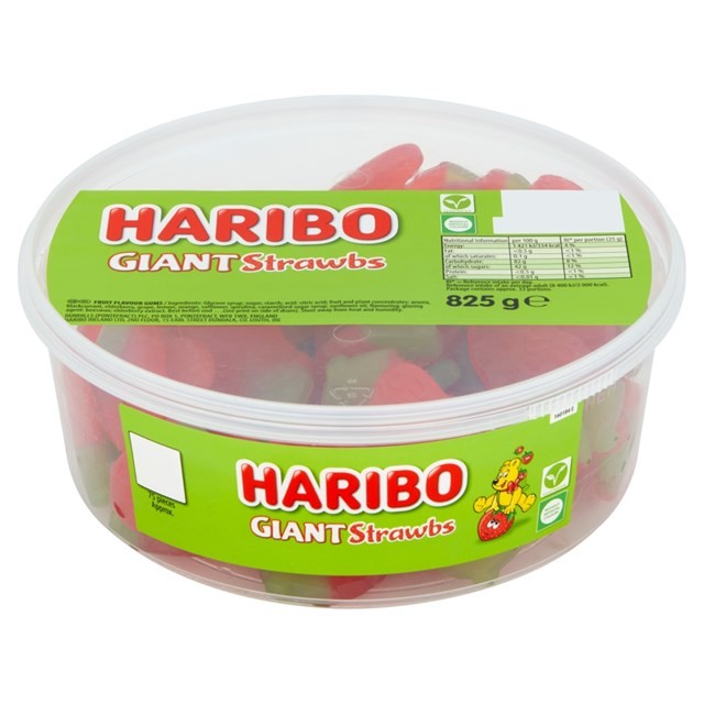 GIANT STRAWBERRIES TUB 825g