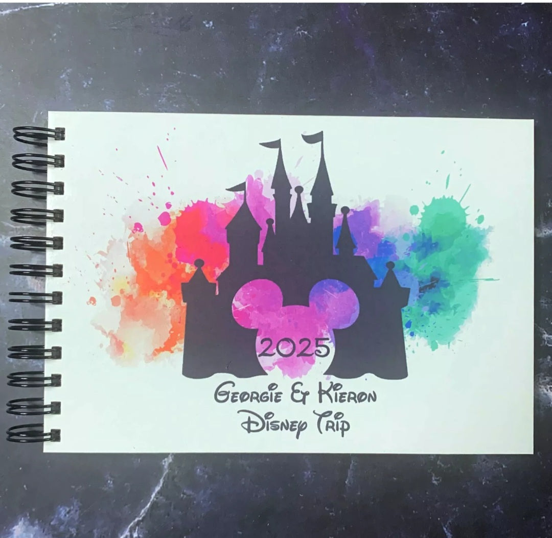A6 Personalised Splash Autograph Book