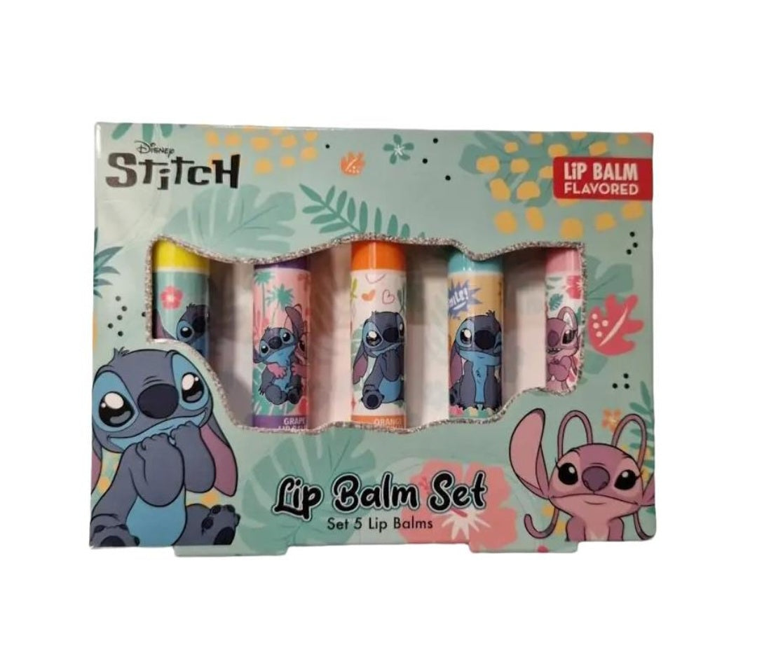 Characters Lip Balm Set - 5 Flavoured Lip Balms (various)