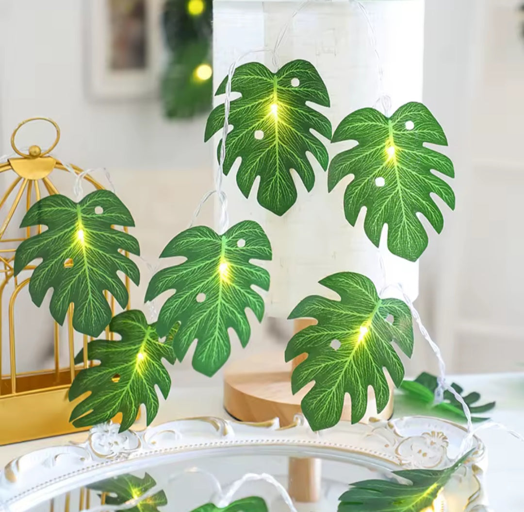 Leaf LED string lights