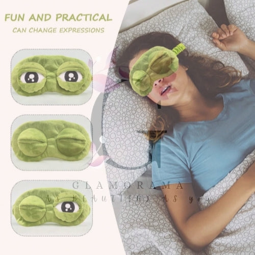 Frog sleep mask