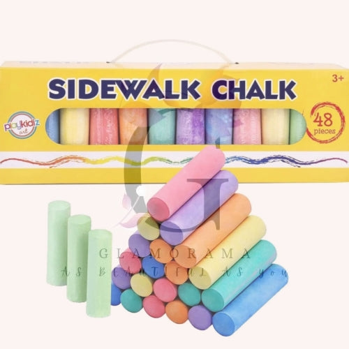 48 Chunky Pavement Chalk Set