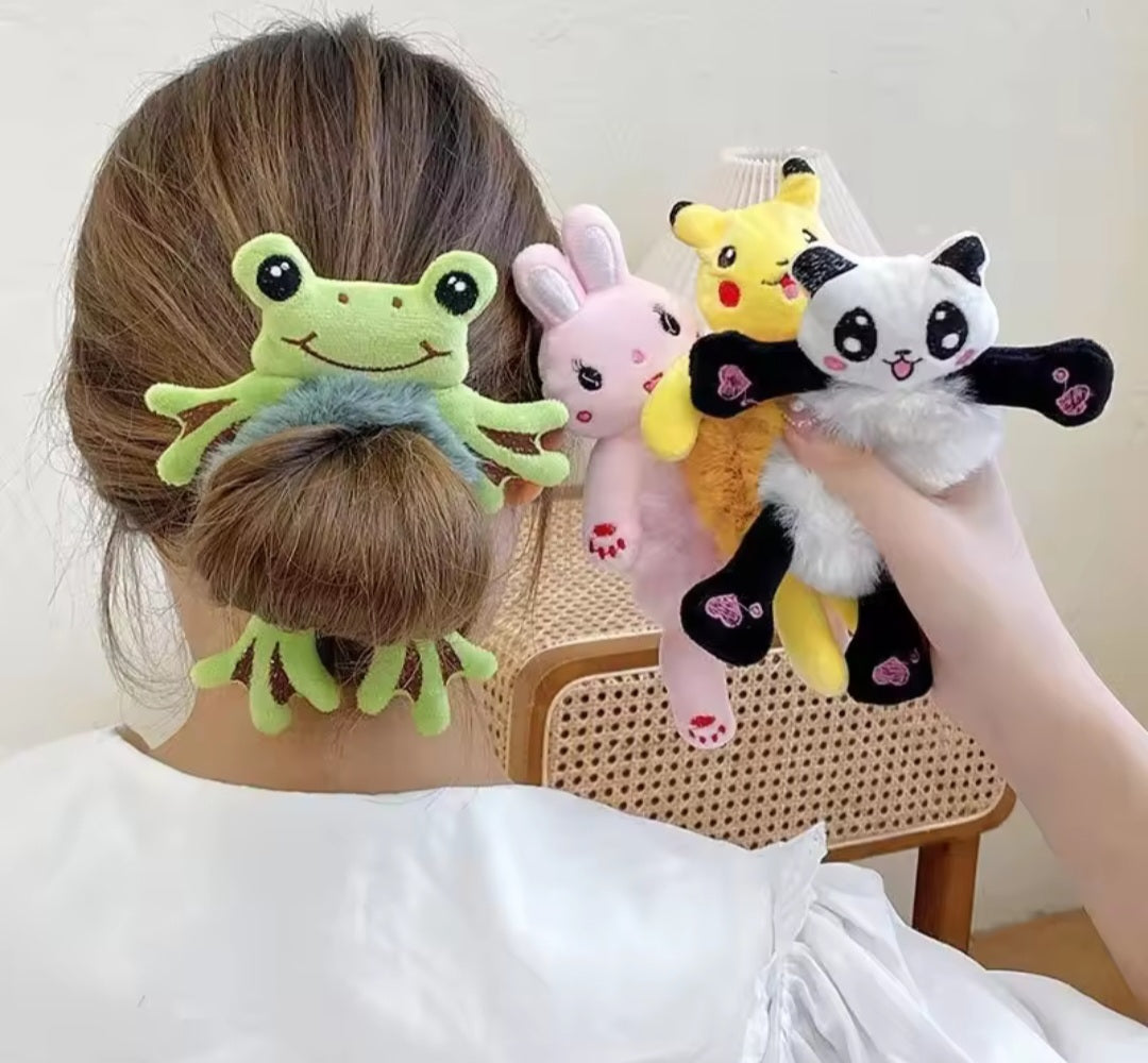 Plush hair bands