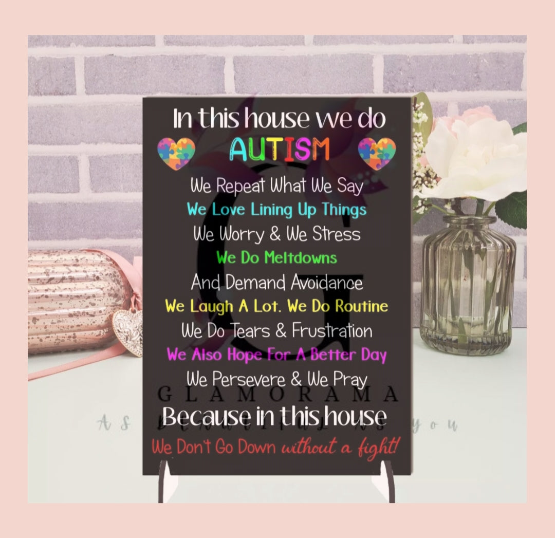 Awareness plaque