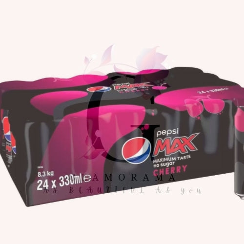 24x cans Pepsi max cherry