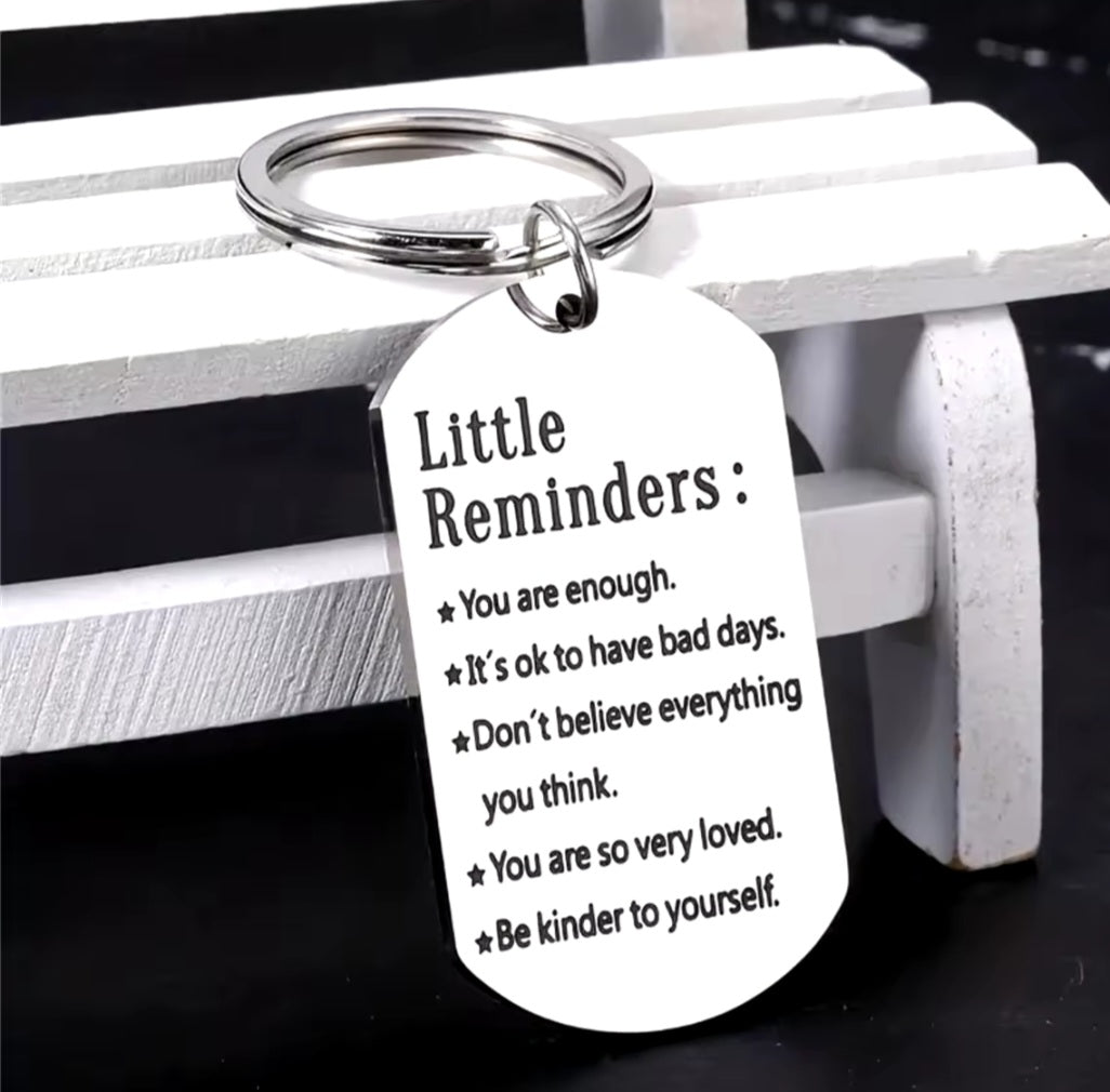 Little reminders keychain