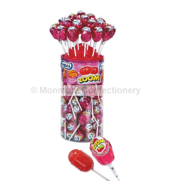 MEGA ZOOM STRAWBERRY LOLLY 50 COUNT