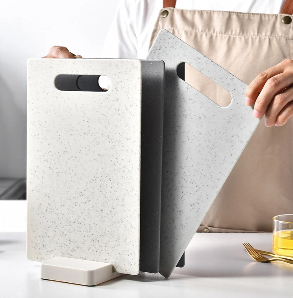 4pc chopping board with stand