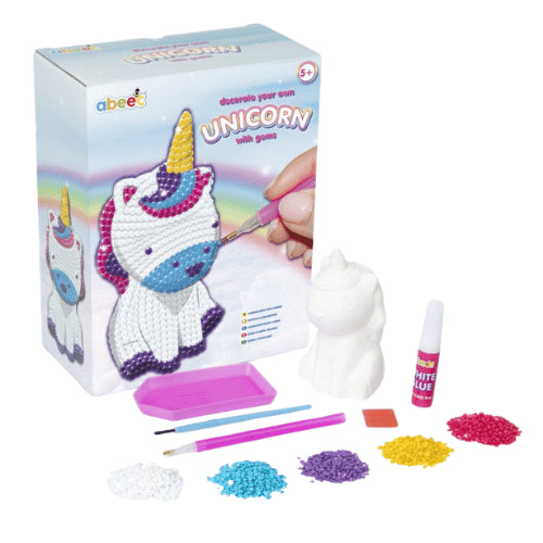DECORATE YOUR OWN UNICORN WITH GEMS