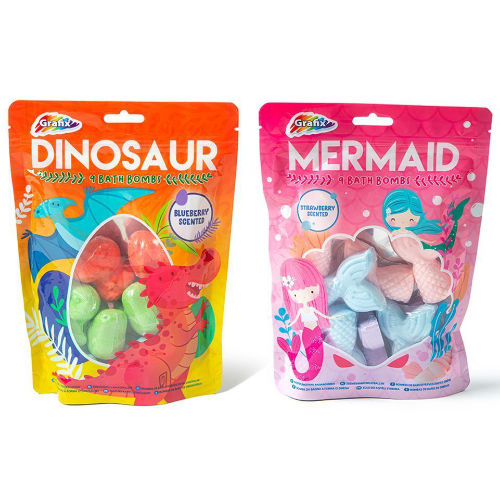 Novelty Bag Of Bath Bombs 9 Pack