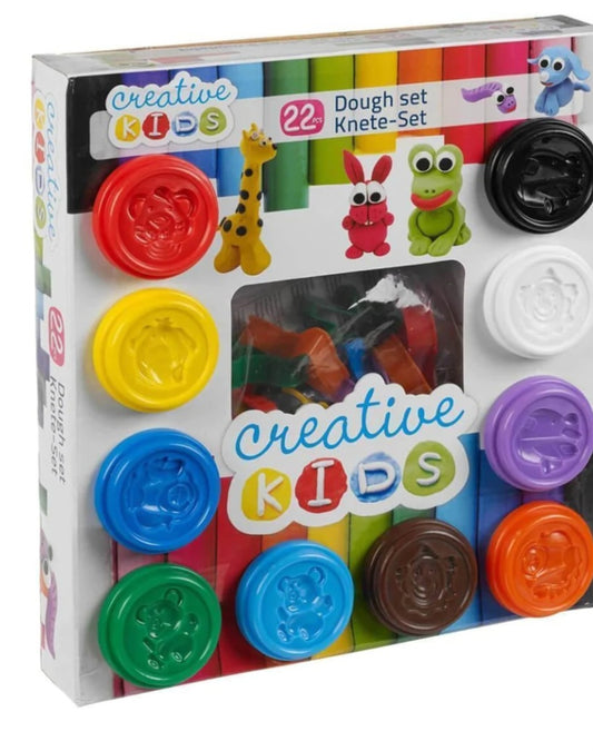 22pc play dough set & accessories