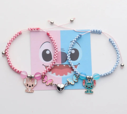 Cartoon love magnet bracelet