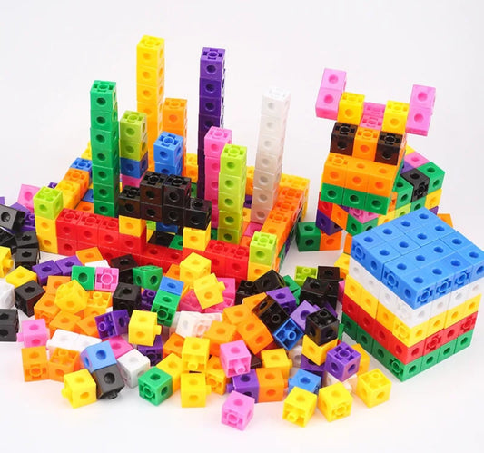 100pc Square building cubes