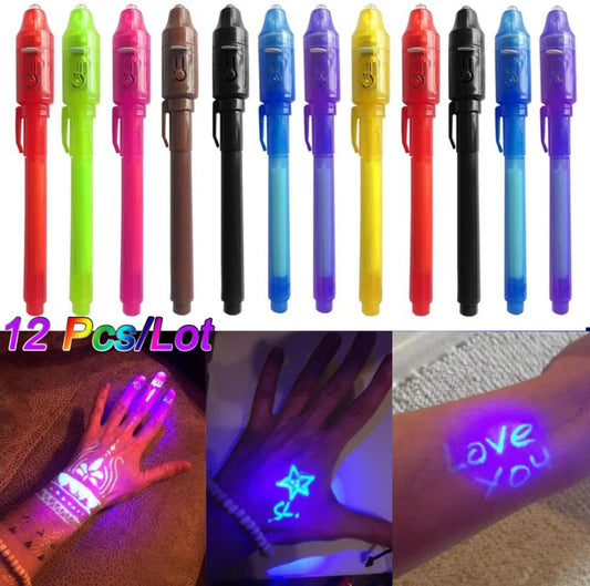 Invisible ink pen