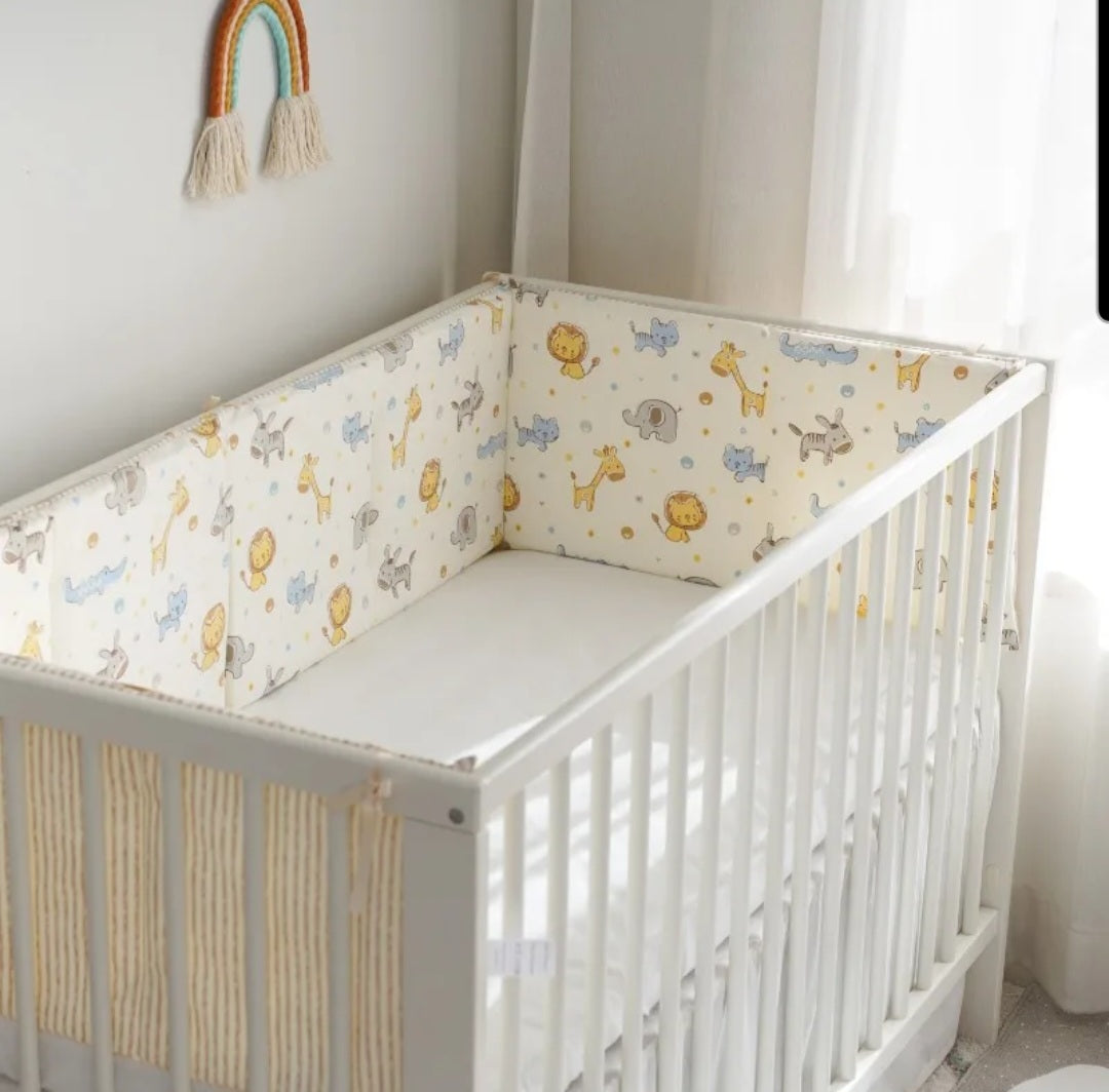 Cotton cot bumper