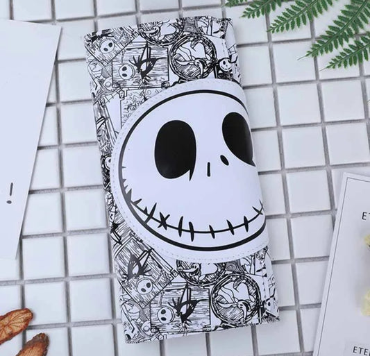 Nightmare leather wallet