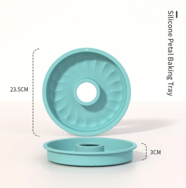 Silicone petal baking tray