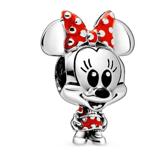Female mouse 925 silver charm