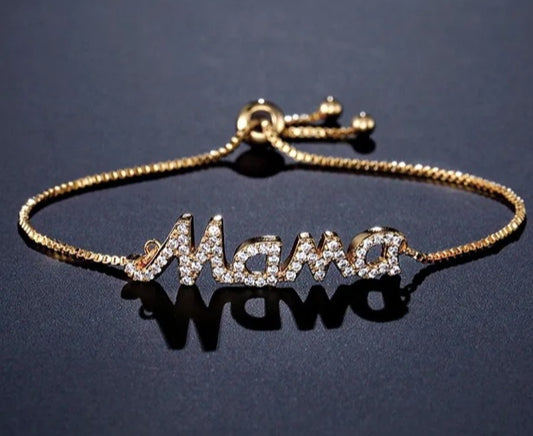 Mama adjustable bracelet