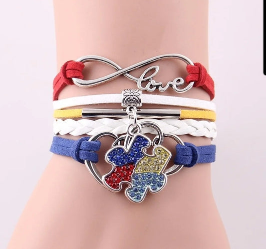 Autisim awareness bracelet