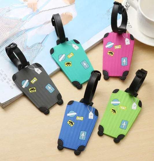 Silicone luggage tag