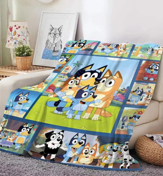 Dog collage blanket