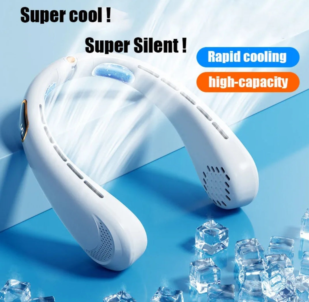 Portable neck fan