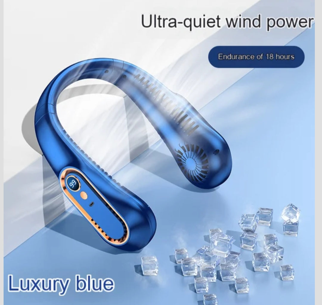 Portable neck fan