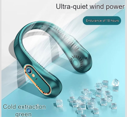 Portable neck fan