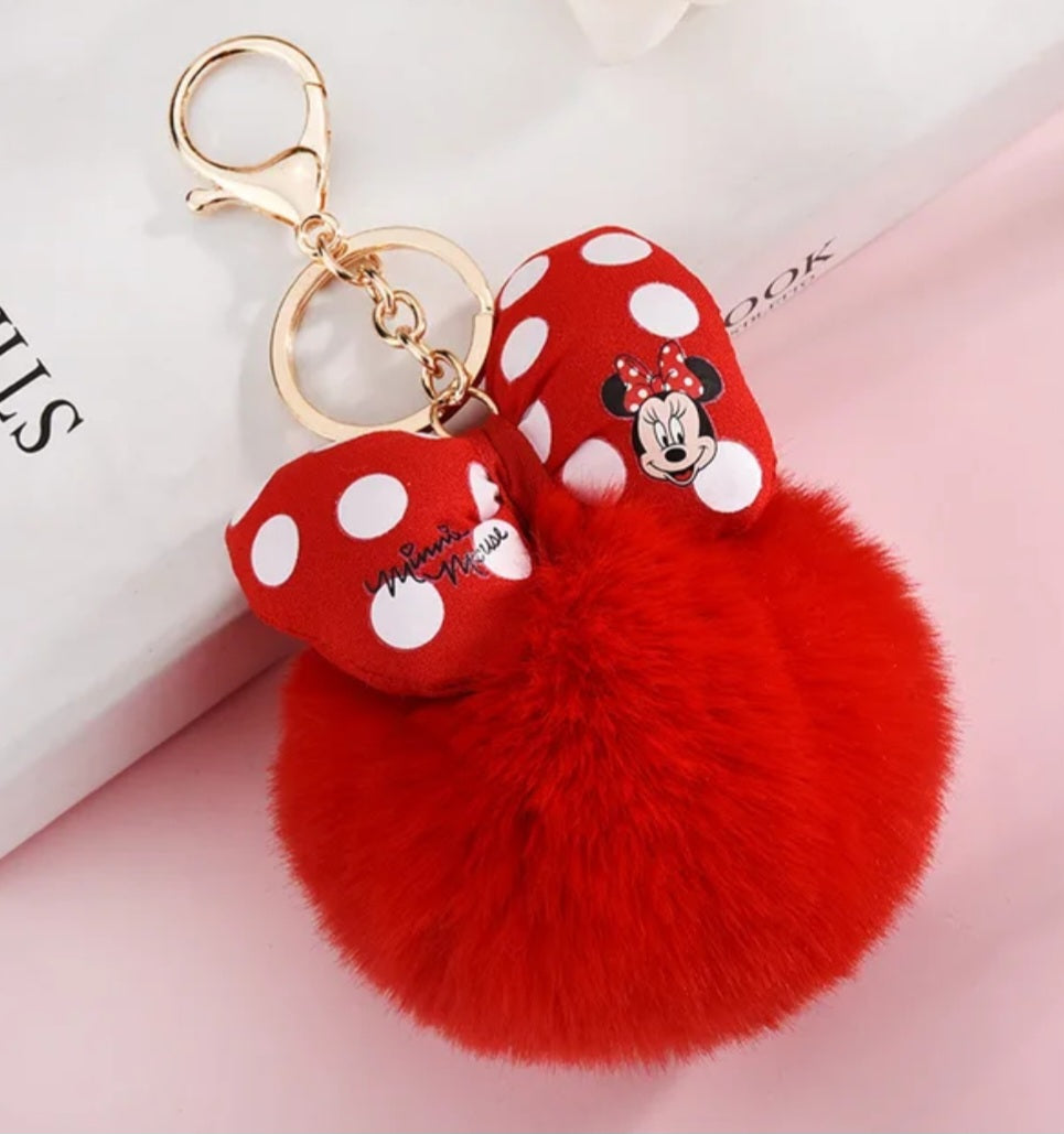 MM pom pom key chain