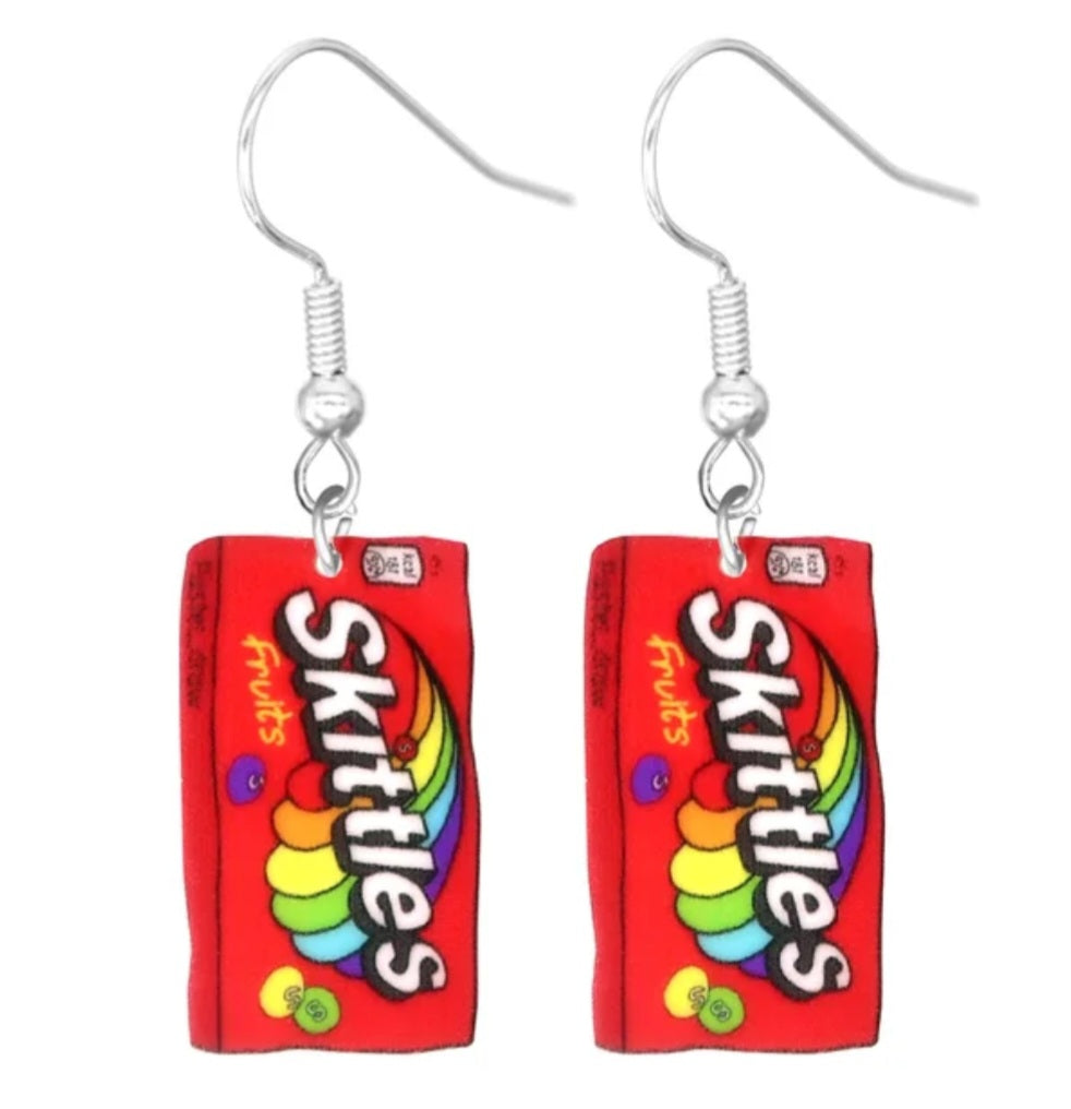 Skittles earrings